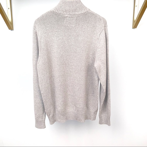 American Eagle Athletic Fit Mock Neck Zip Pullover - Picture 4 of 9